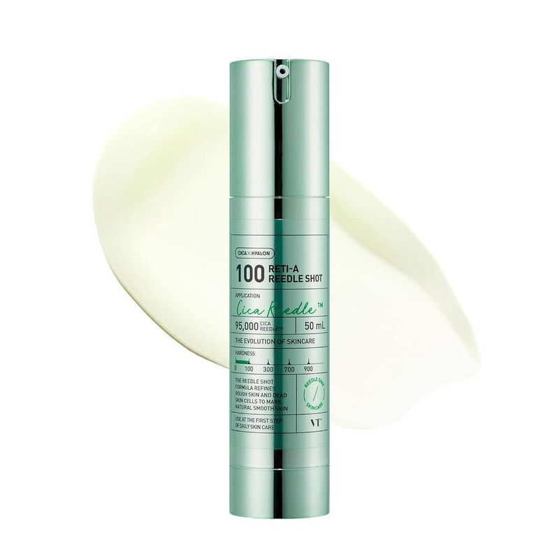 VT Cosmetics Reti-A Reedle Shot 100 veido serumas su retinoliu ir retinaliu, 50 ml