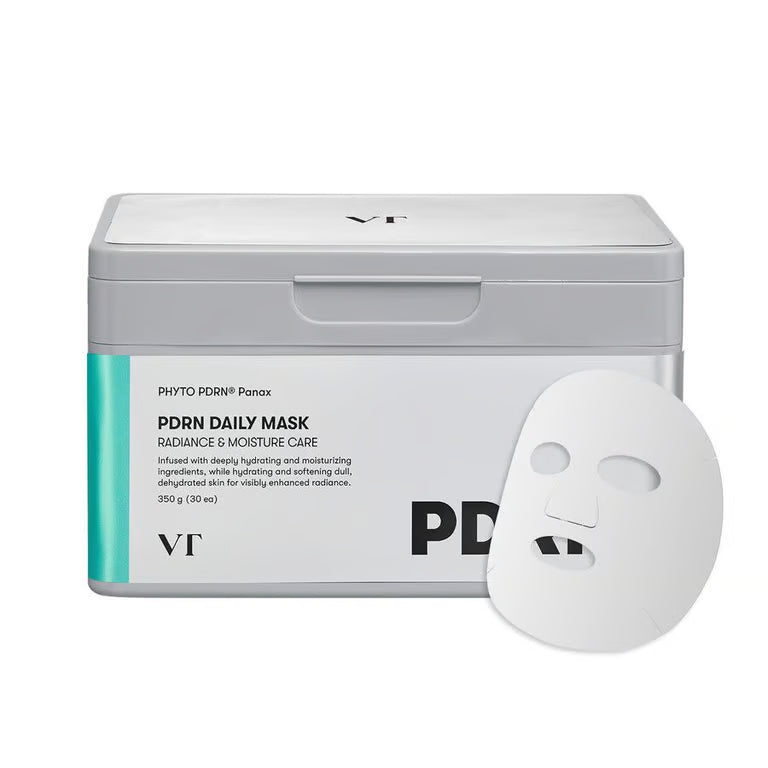 VT Cosmetics PDRN Daily Mask kasdienė lakštinė veido kaukė, 30 vnt