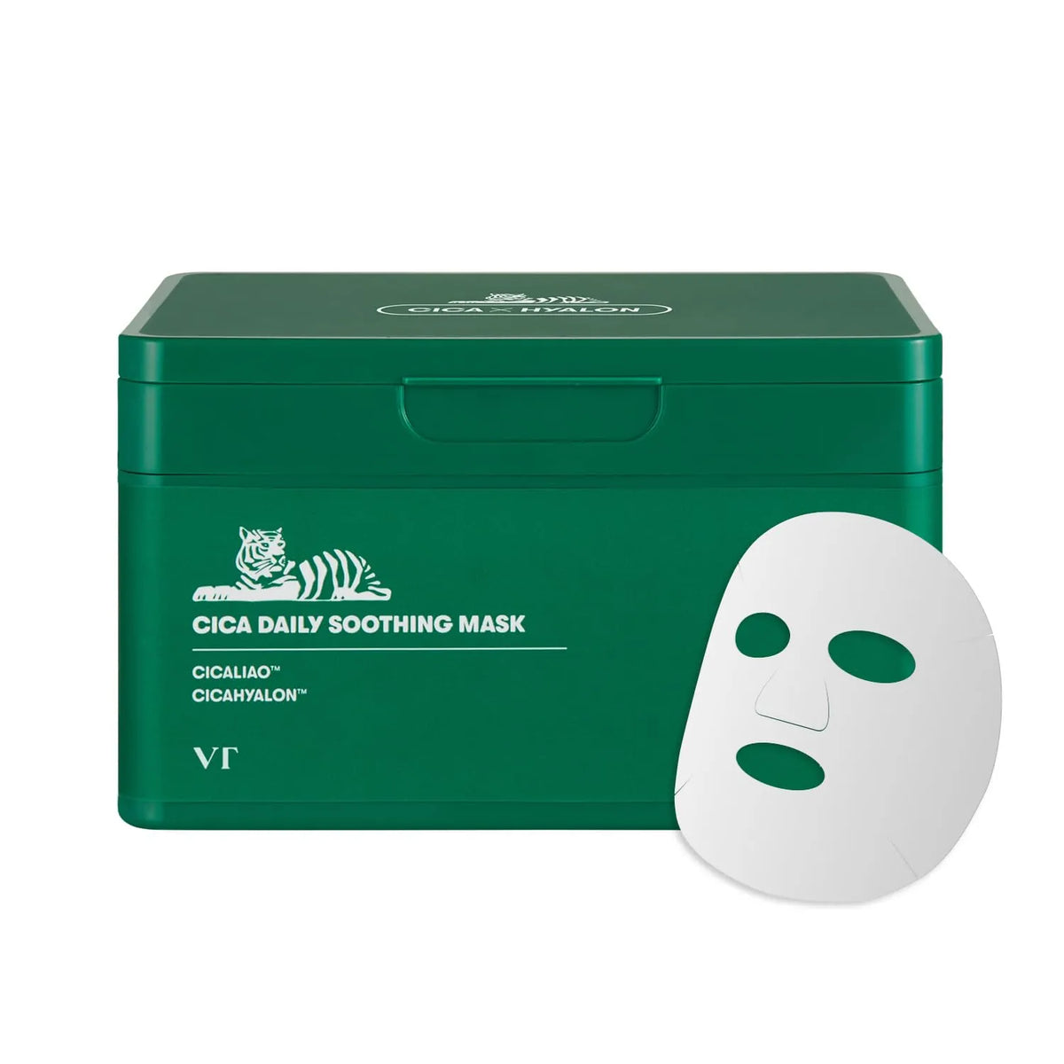 VT Cosmetics Cica Daily Soothing lakštinė veido kaukė, 30 vnt