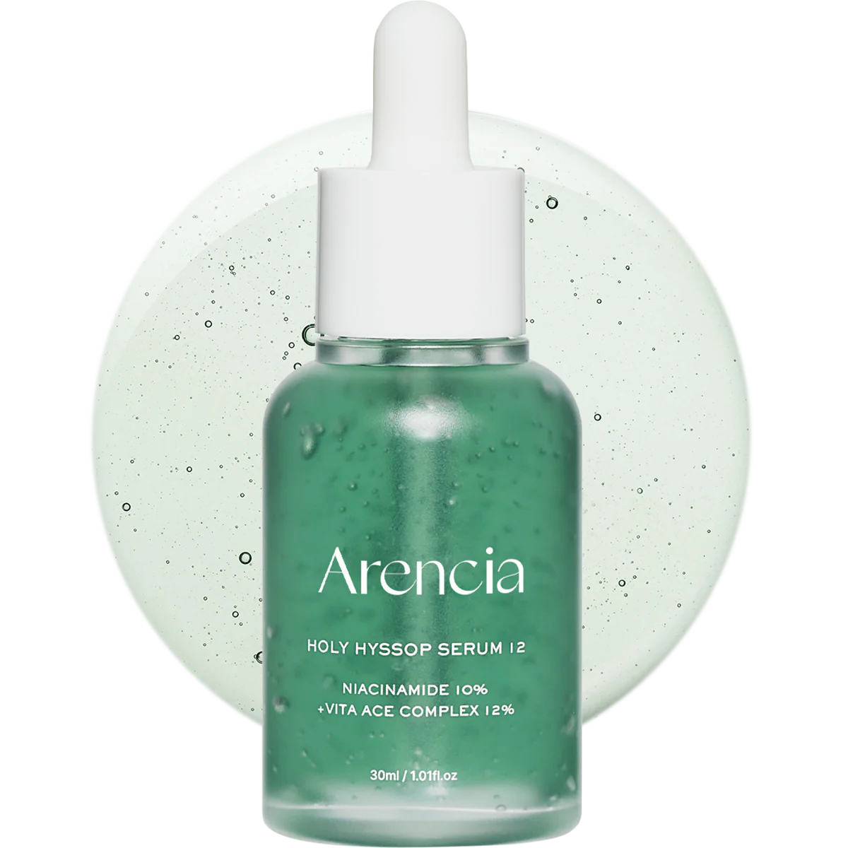 Arencia Hyssop Glow veido serumas su niacinamidu ir vitaminais, 30 ml