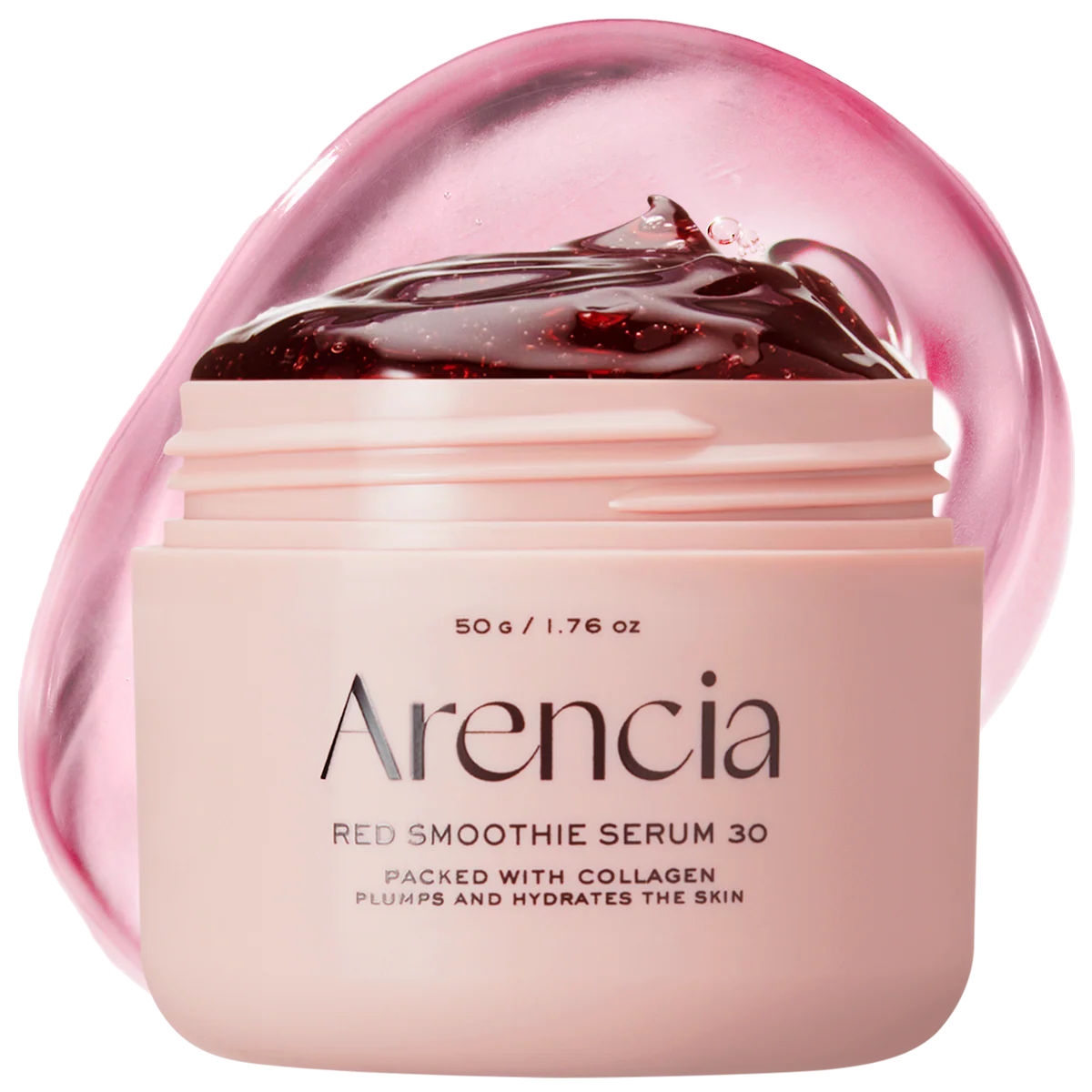 Arencia Overnight Red Smoothie veido kaukė-serumas, 30 ml