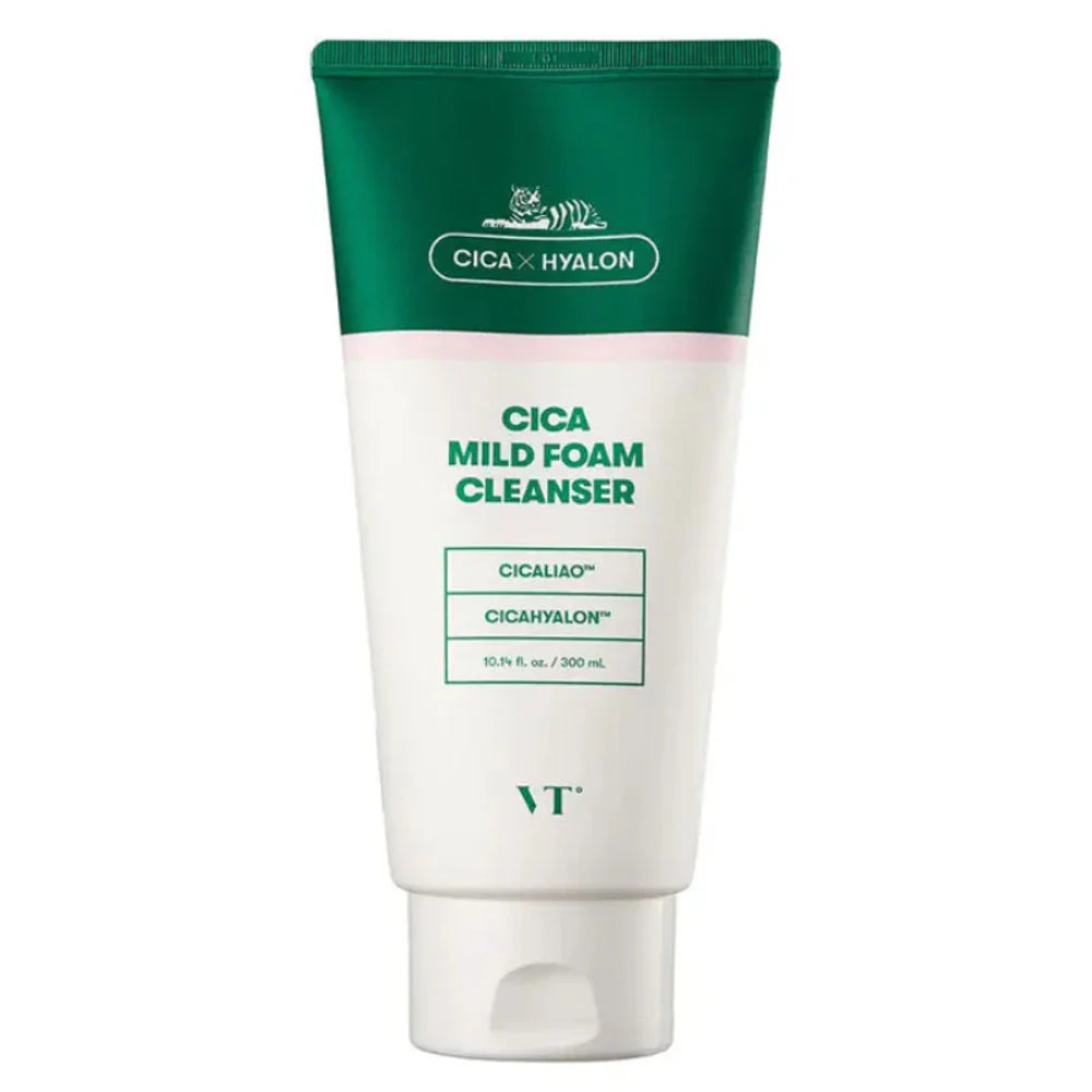 VT Cosmetics Cica Mild Foam veido prausiklis, 300 ml