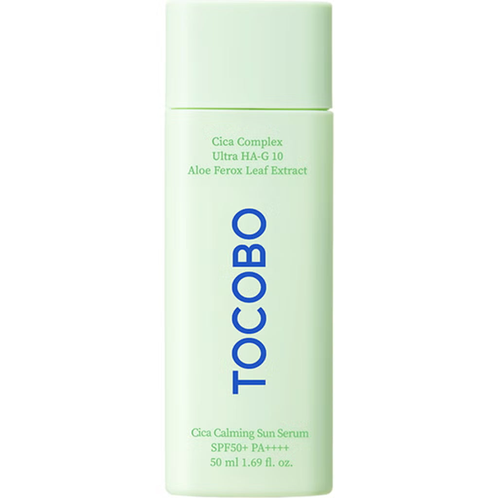 TOCOBO Cica Calming Sun Serum apsauginis veido serumas nuo saulės SPF50+ PA++++, 50 ml