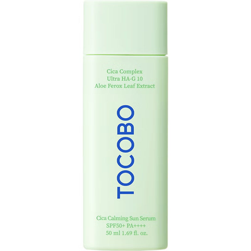 TOCOBO Cica Calming Sun Serum apsauginis veido serumas nuo saulės SPF50+ PA++++, 50 ml