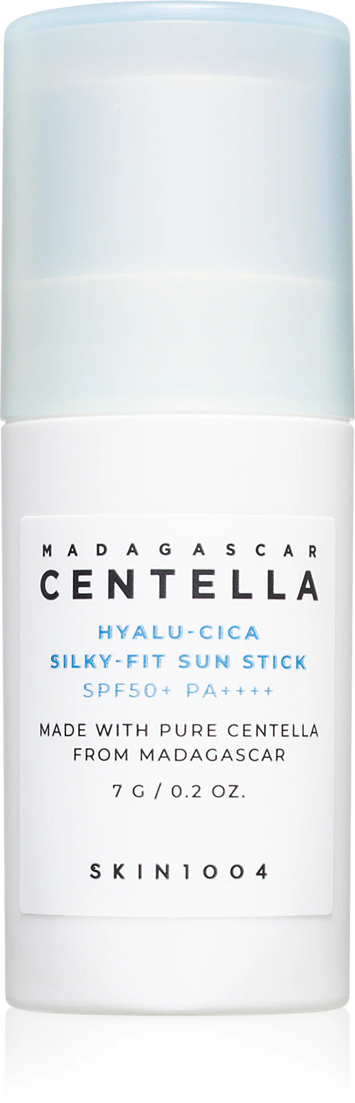 SKIN1004 Hyalu-Cica Silky-Fit Sun Stick SPF50+ apsauginis veido pieštukas, 20 g